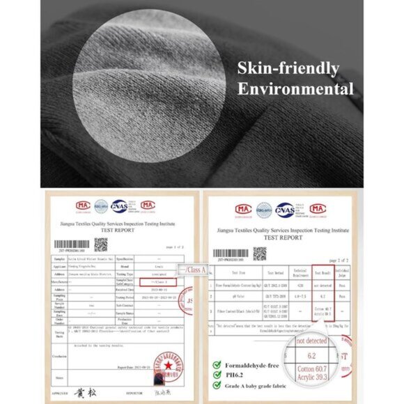 🆕 Women Grey Winter Beanie Hats Unisex Cotton Knitted Cuffed Slouchy Skull Cap - Picture 6 of 8